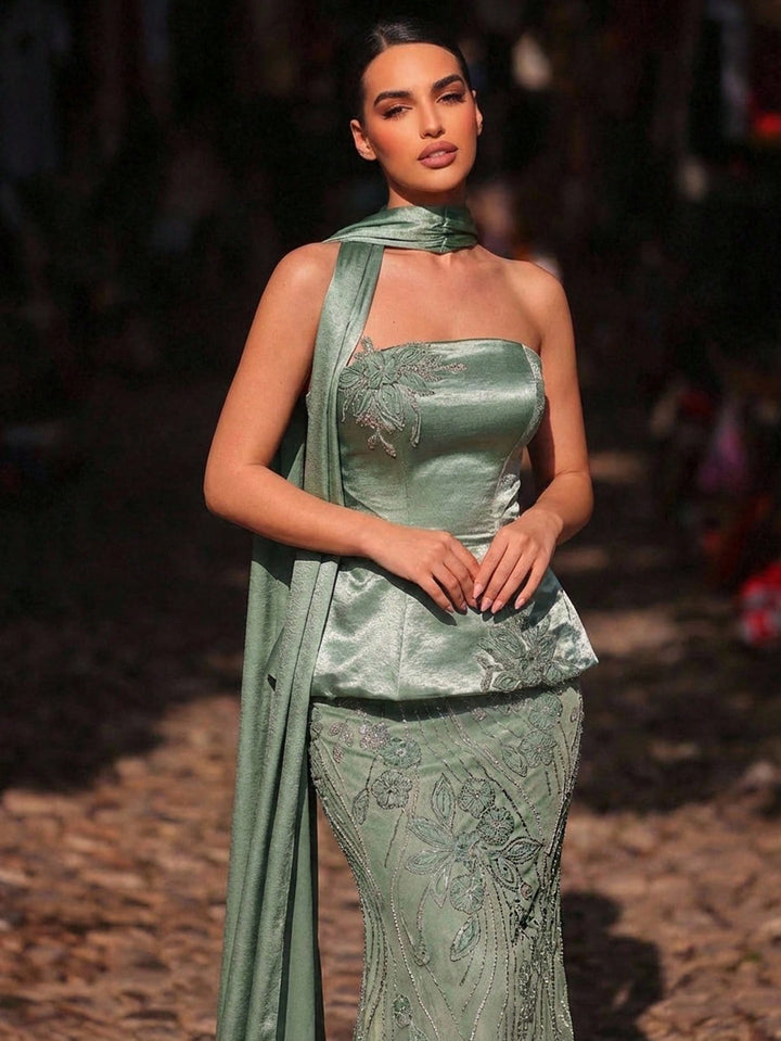 Rochie SHEIN, verde