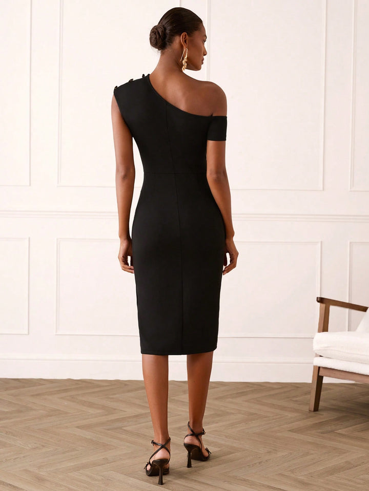 Rochie midi SHEIN, negru