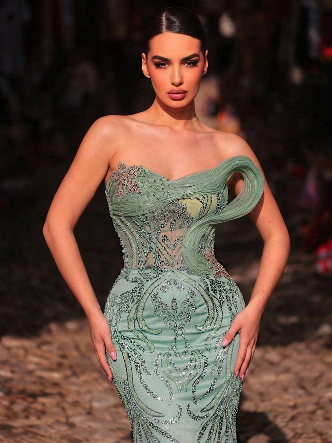 Rochie SHEIN, verde