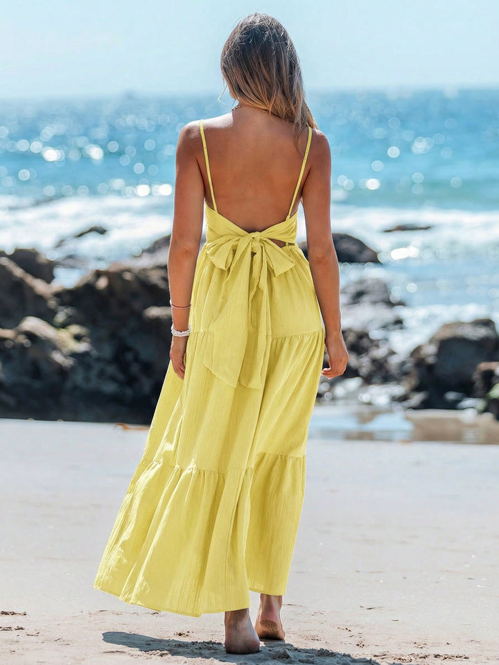 Rochie maxi SHEIN, galben