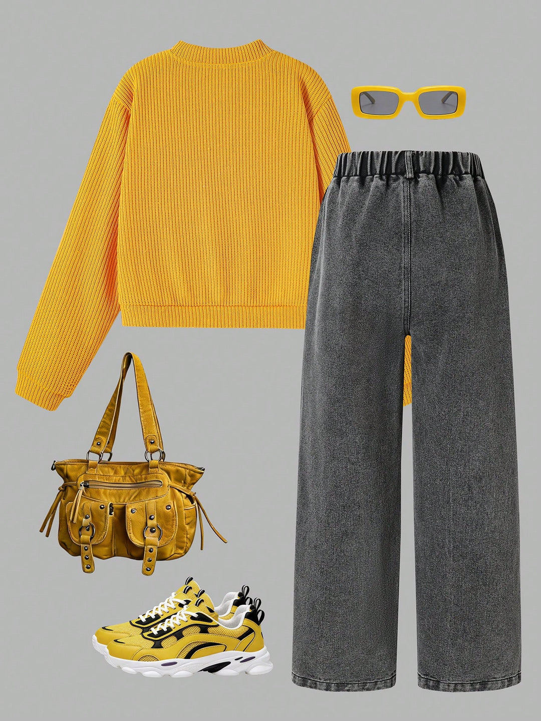 Cardigan SHEIN, galben