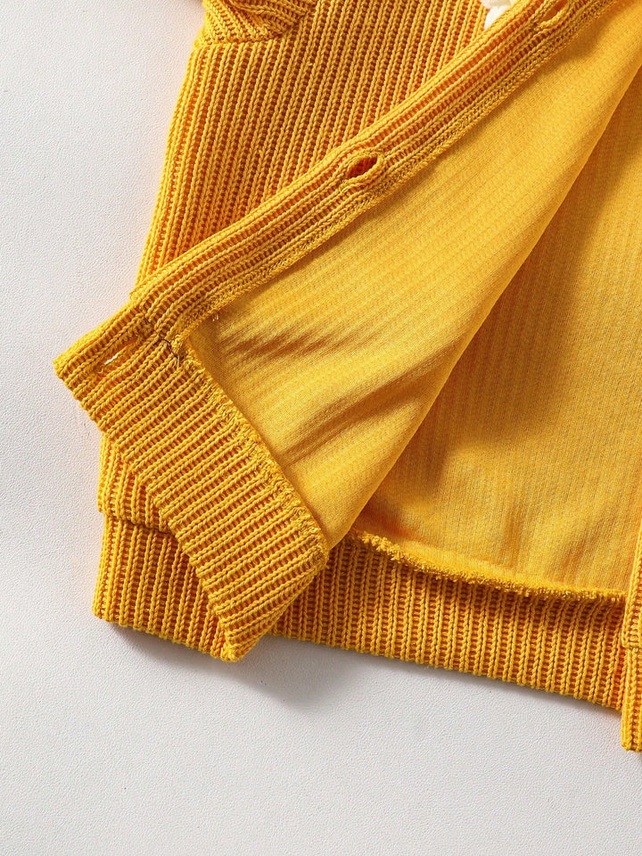 Cardigan SHEIN, galben