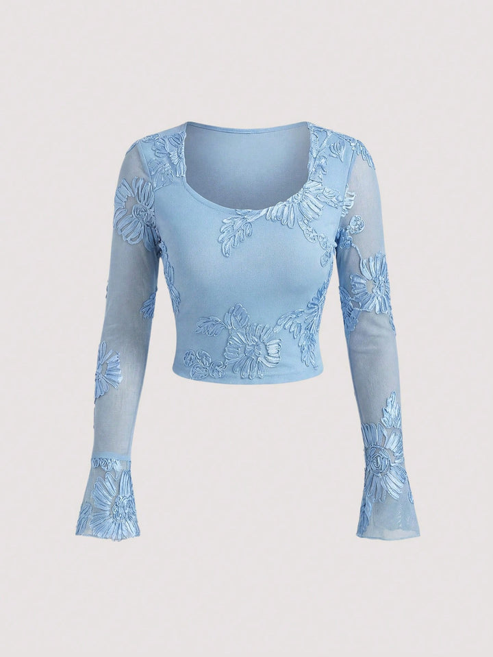 Top SHEIN, albastru