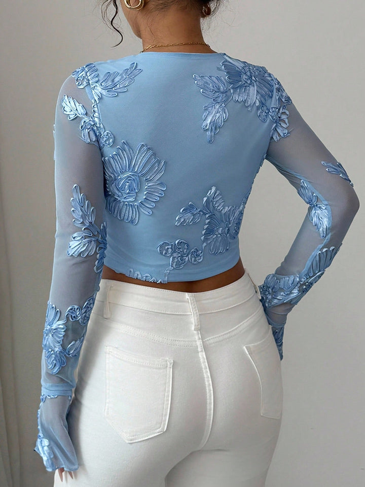 Top SHEIN, albastru