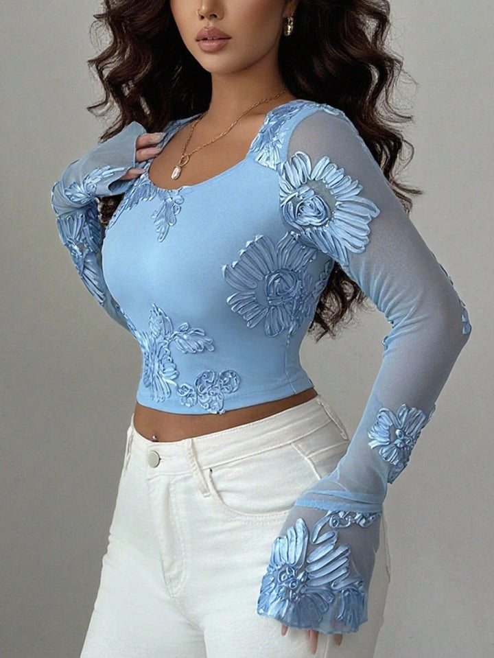 Top SHEIN, albastru