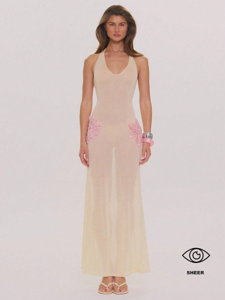 Rochie maxi SHEIN, galben