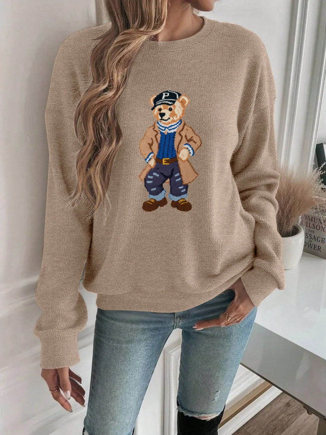 Pulover SHEIN, bej