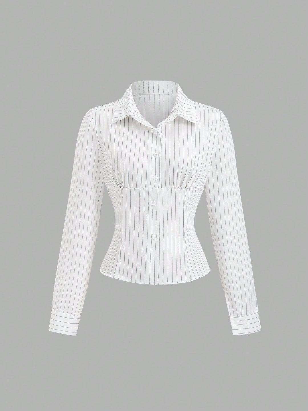 Cămașă casual SHEIN, alb