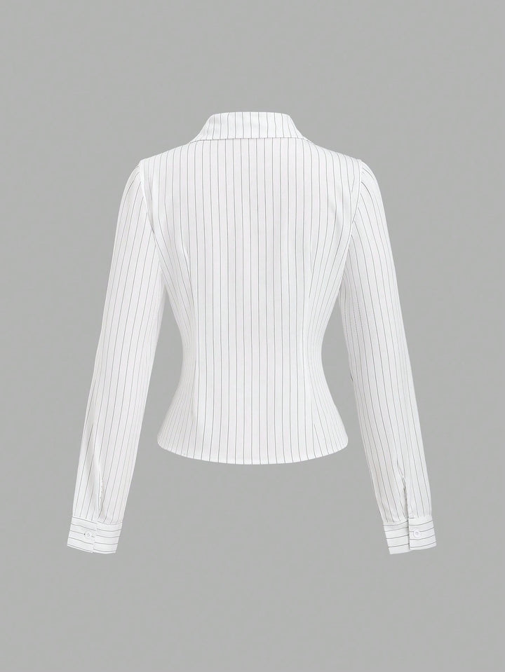 Cămașă casual SHEIN, alb