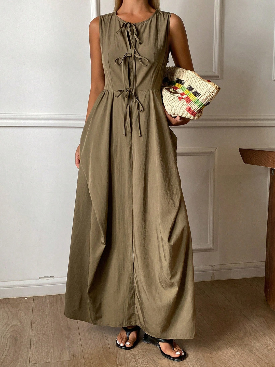 Rochie midi SHEIN, verde