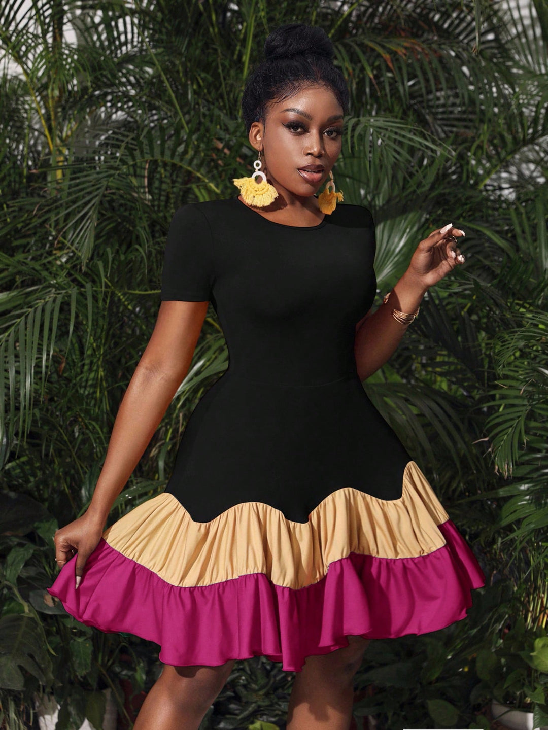 Rochie mini SHEIN, mix culori