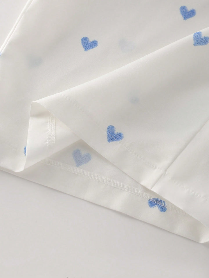 Pantaloni SHEIN, alb