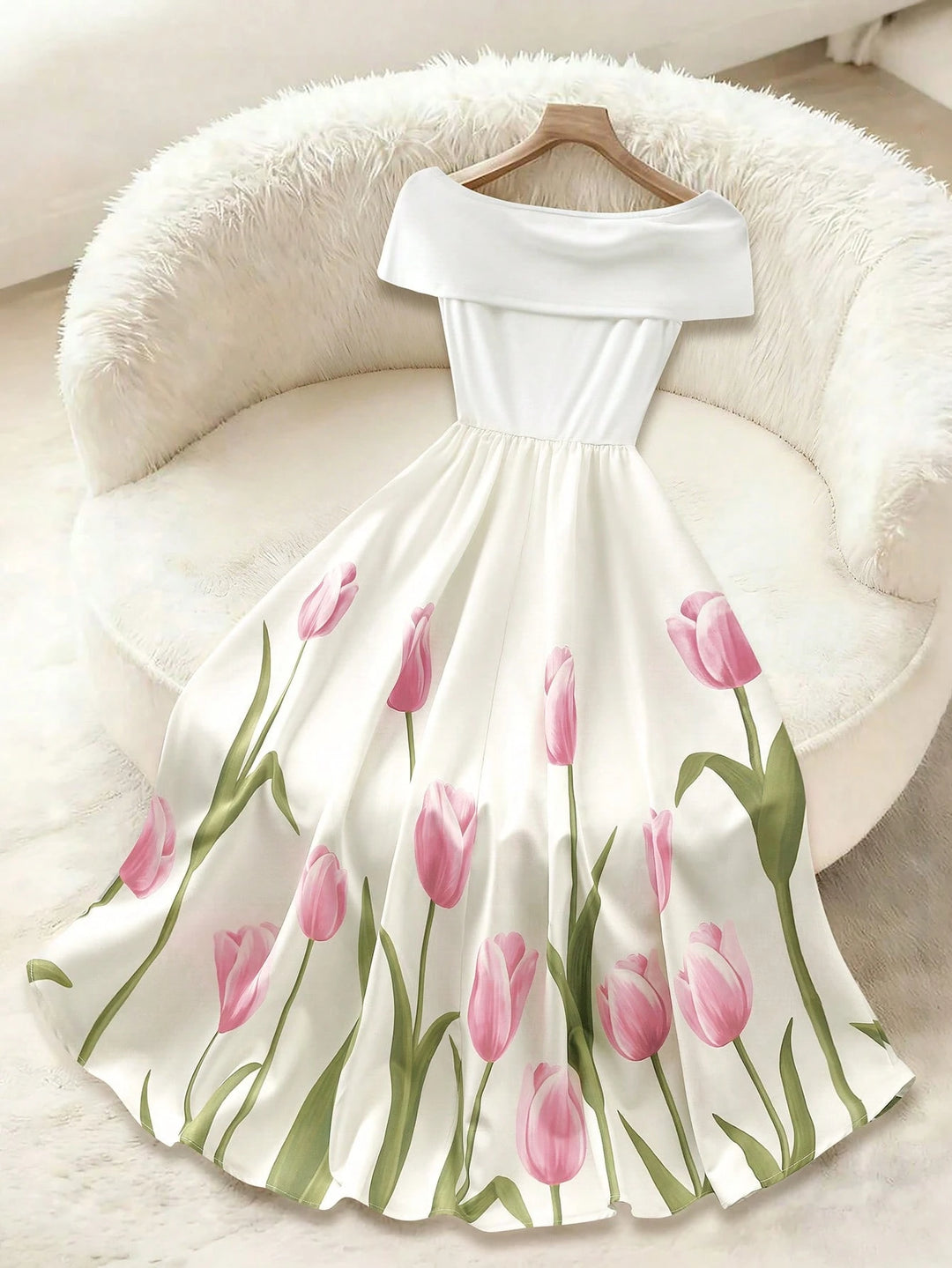 Rochie midi SHEIN, mix culori