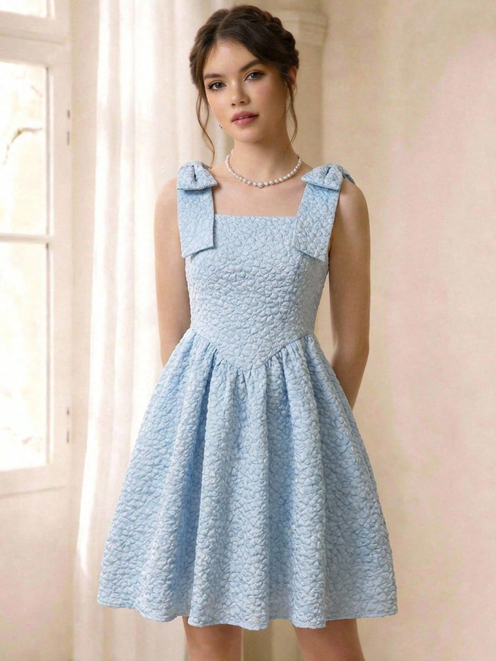 Rochie fără mâneci SHEIN, albastru