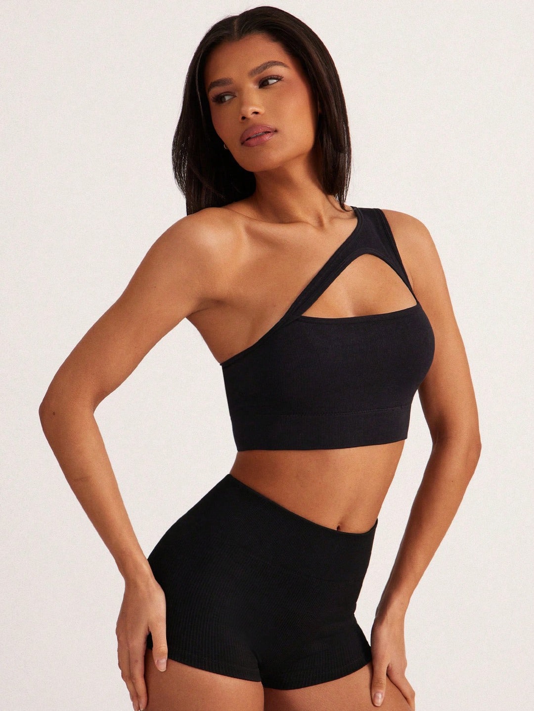 Bustieră sport SHEIN, negru
