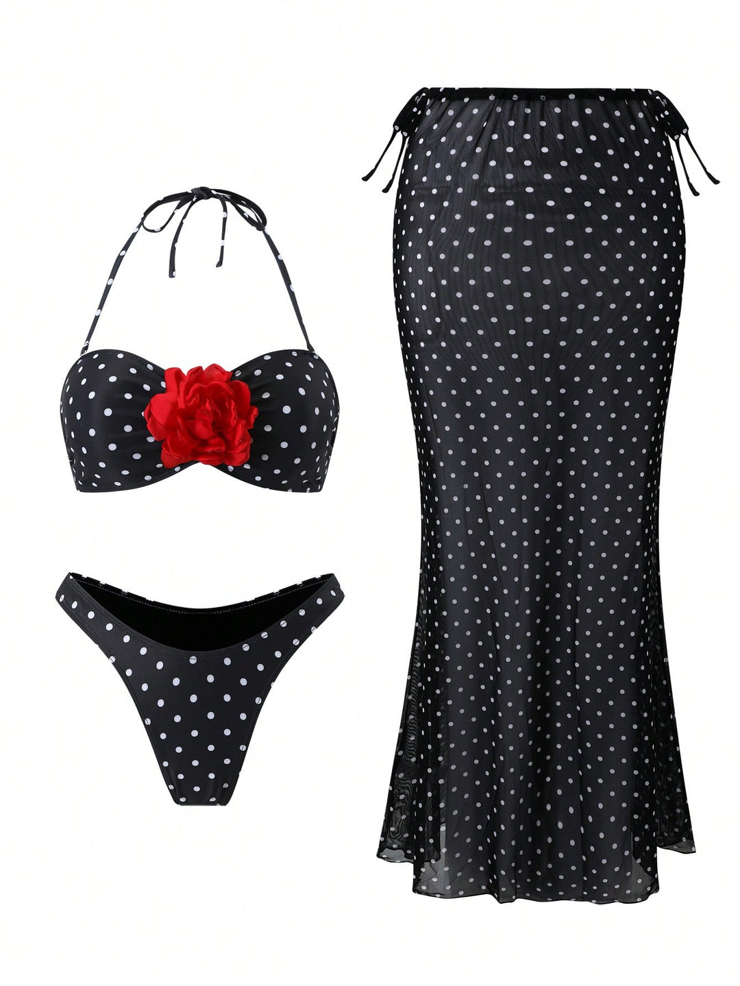 Set bikini SHEIN, mix culori