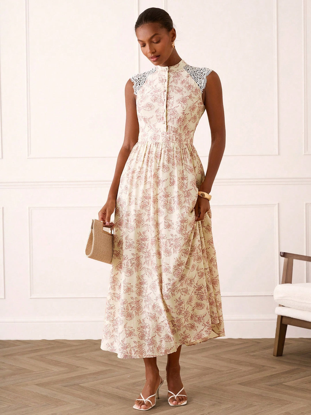 Rochie maxi SHEIN, mix culori