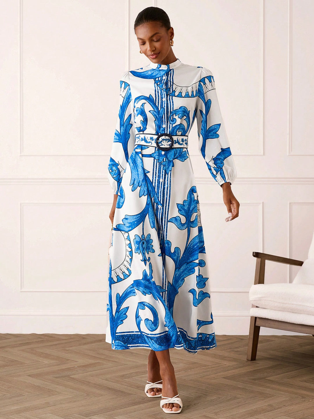 Rochie maxi SHEIN, mix culori