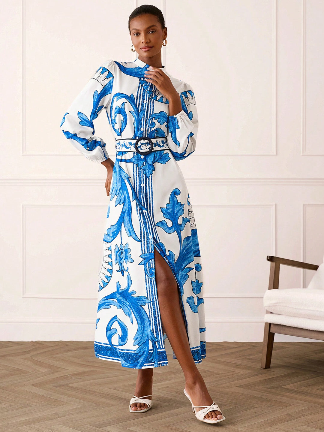 Rochie maxi SHEIN, mix culori