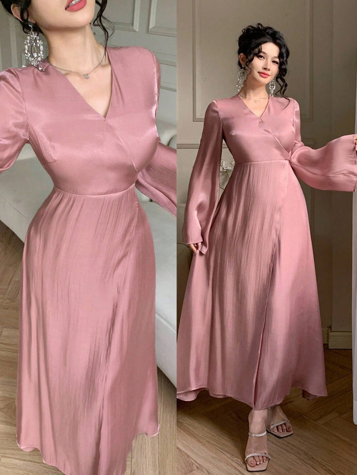 Rochie maxi SHEIN, roz