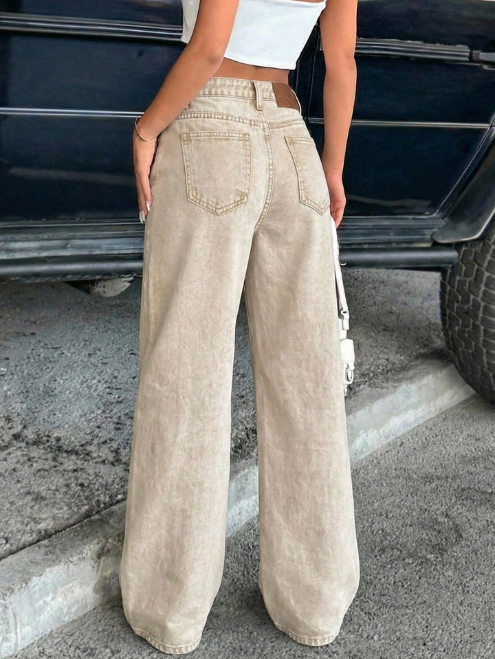 Jeans SHEIN, kaki