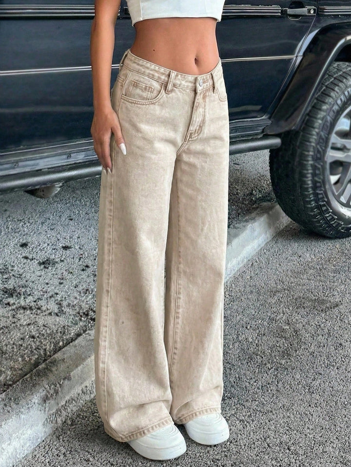 Jeans SHEIN, kaki