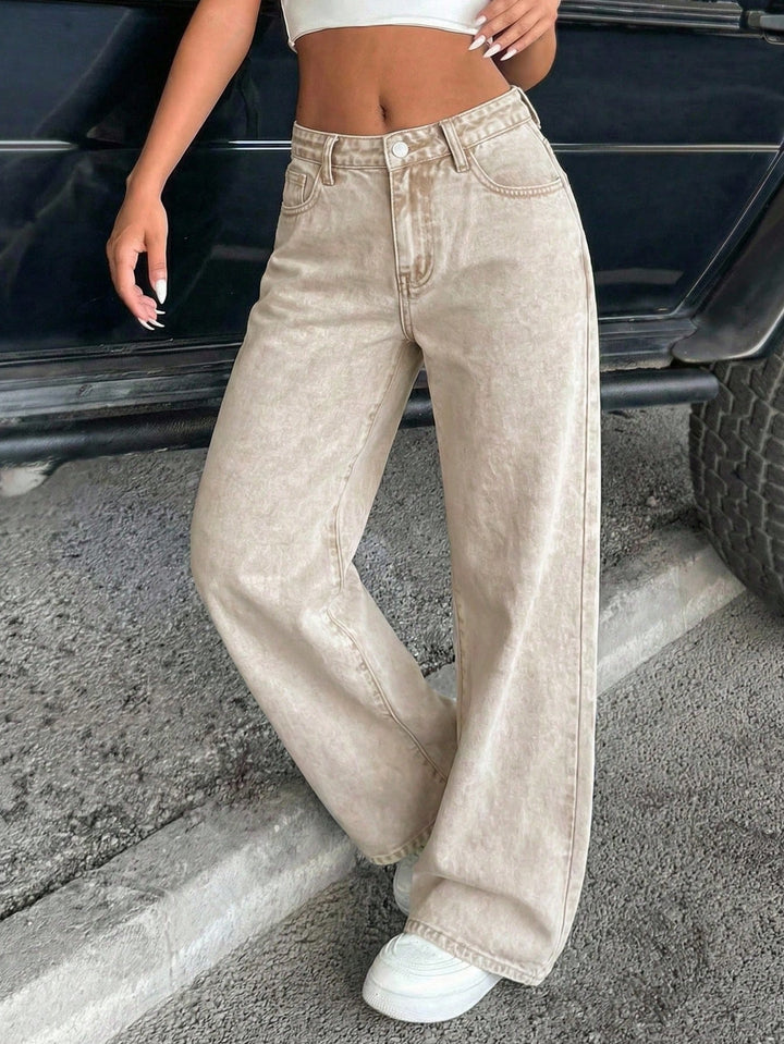 Jeans SHEIN, kaki