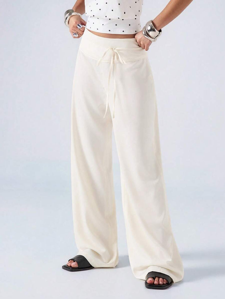 Pantaloni SHEIN, alb