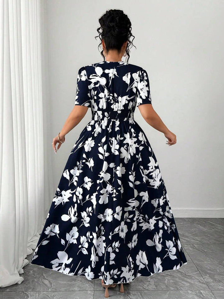 Rochie maxi SHEIN, mix culori