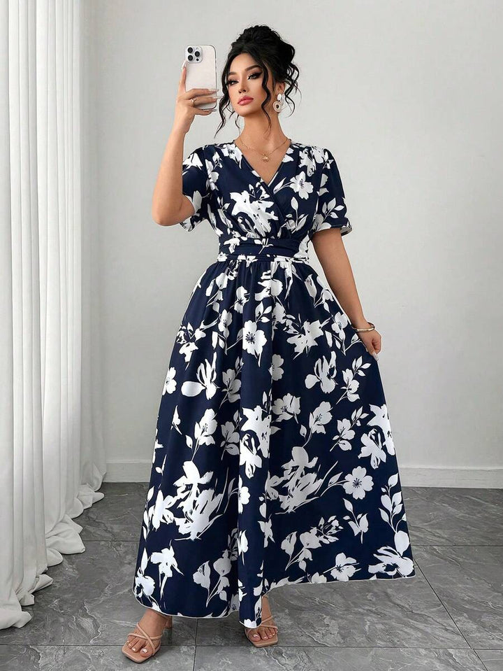 Rochie maxi SHEIN, mix culori