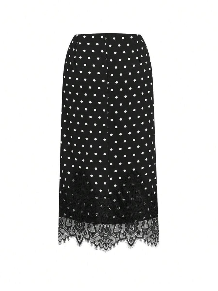 Fustă midi SHEIN, negru