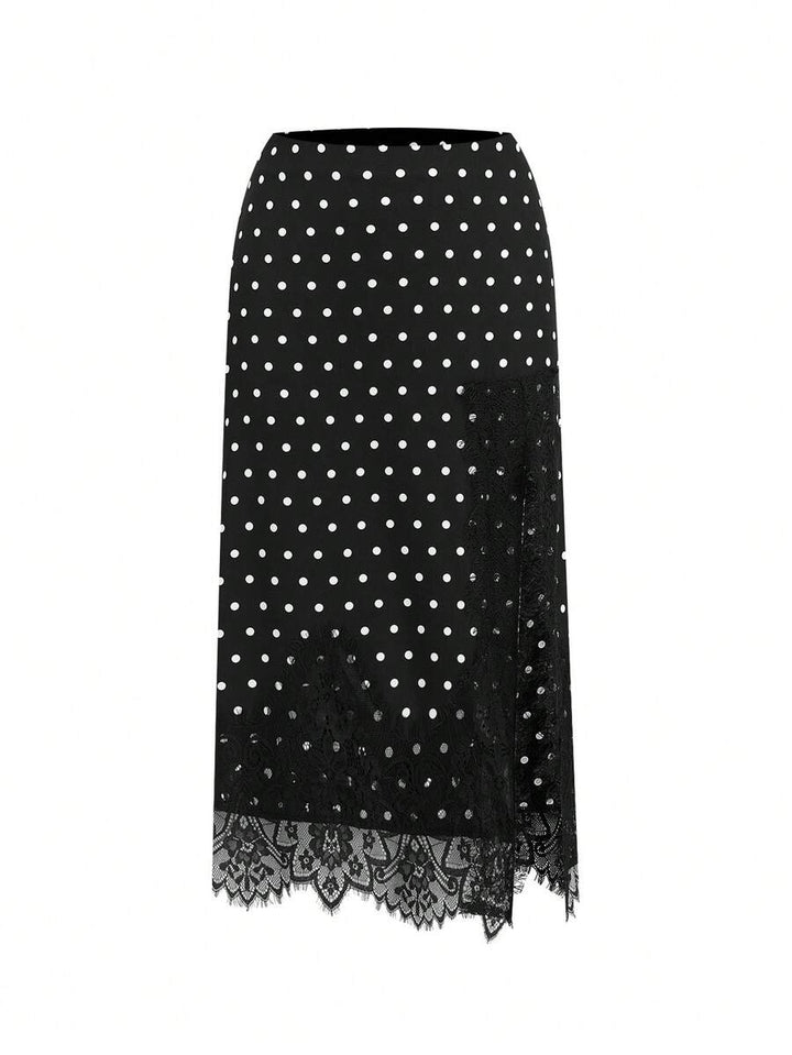 Fustă midi SHEIN, negru