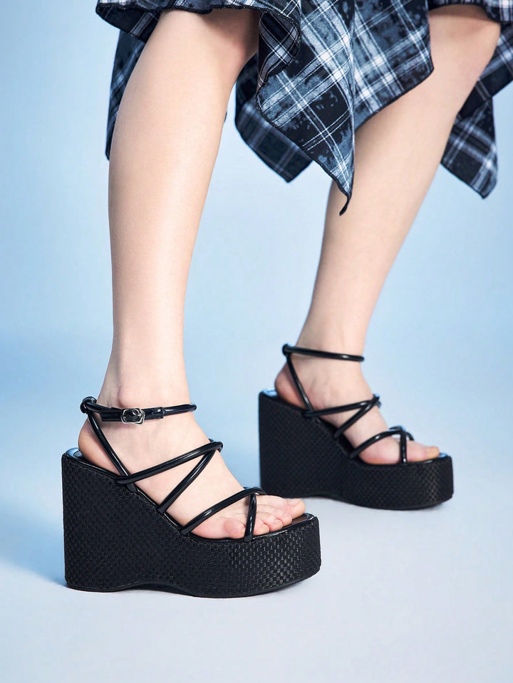 Sandale SHEIN, negru