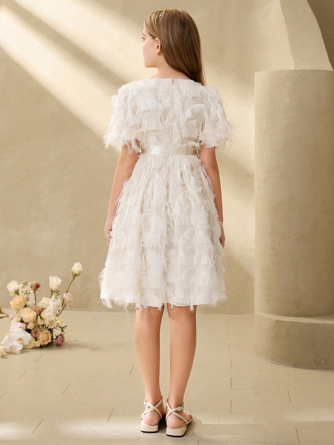 Rochie SHEIN, crem