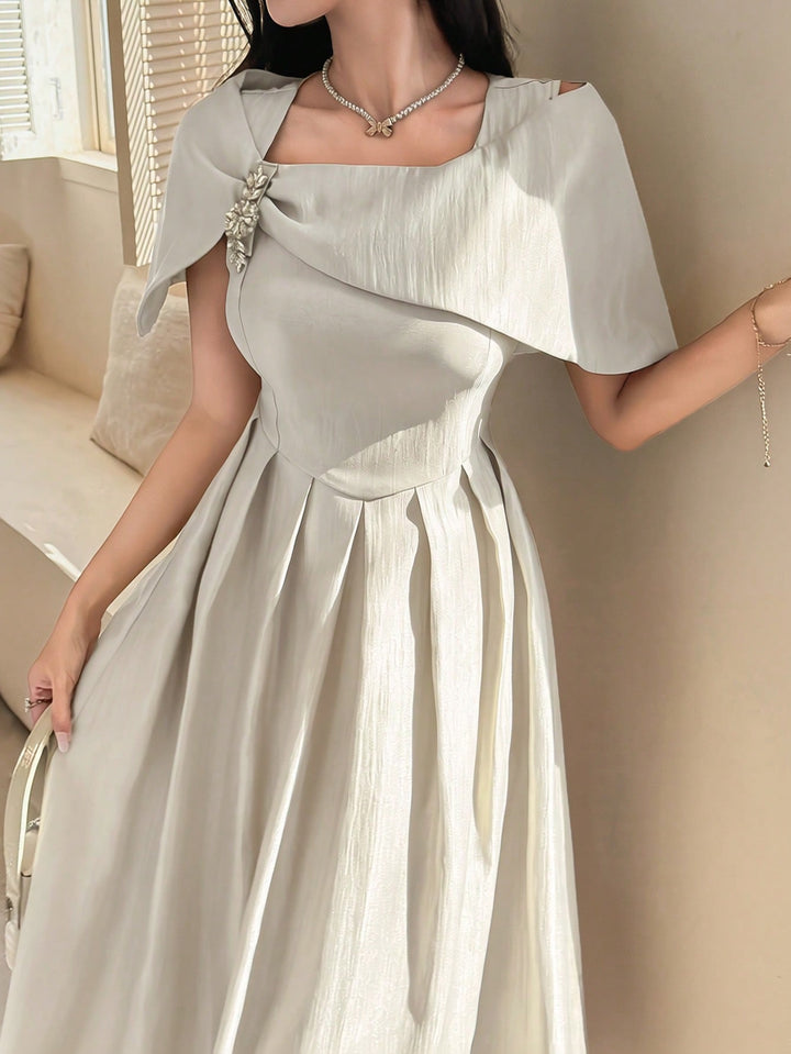 Rochie maxi SHEIN, bej