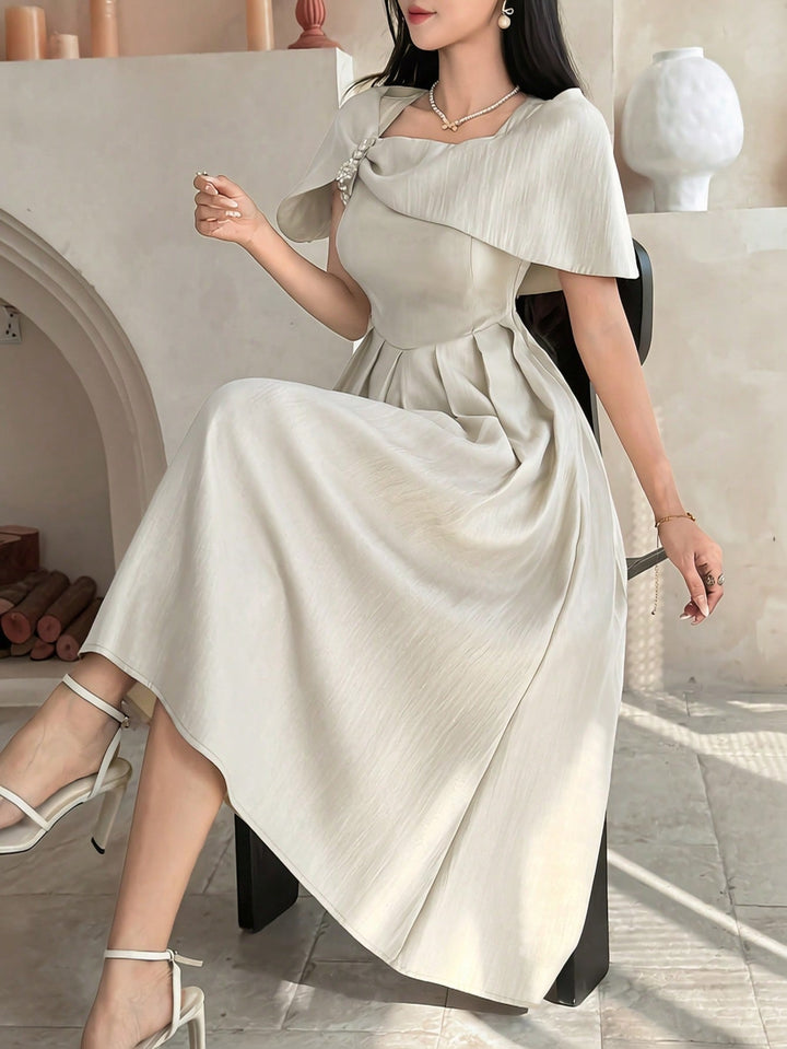 Rochie maxi SHEIN, bej