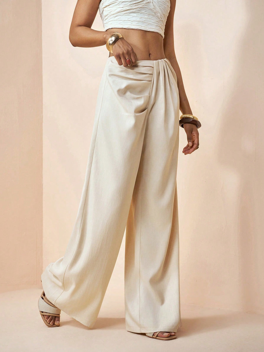Pantaloni SHEIN, portocaliu