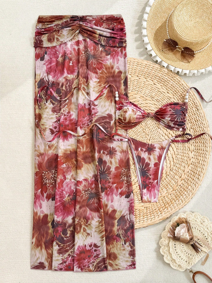 Set bikini SHEIN, mix culori