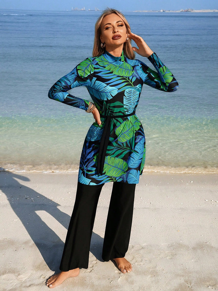Costum de baie SHEIN, mix culori