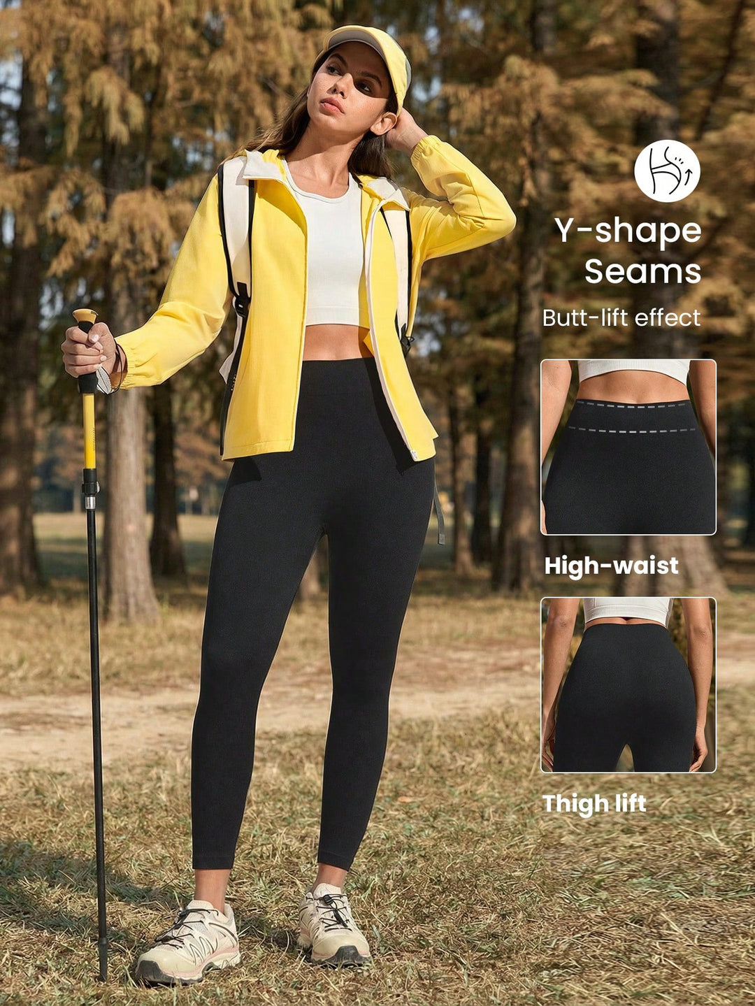 SHEIN leggings, fekete