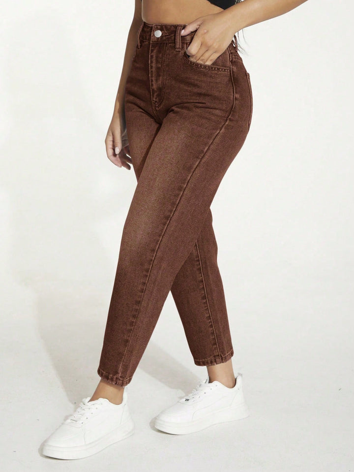 Jeans SHEIN, maro