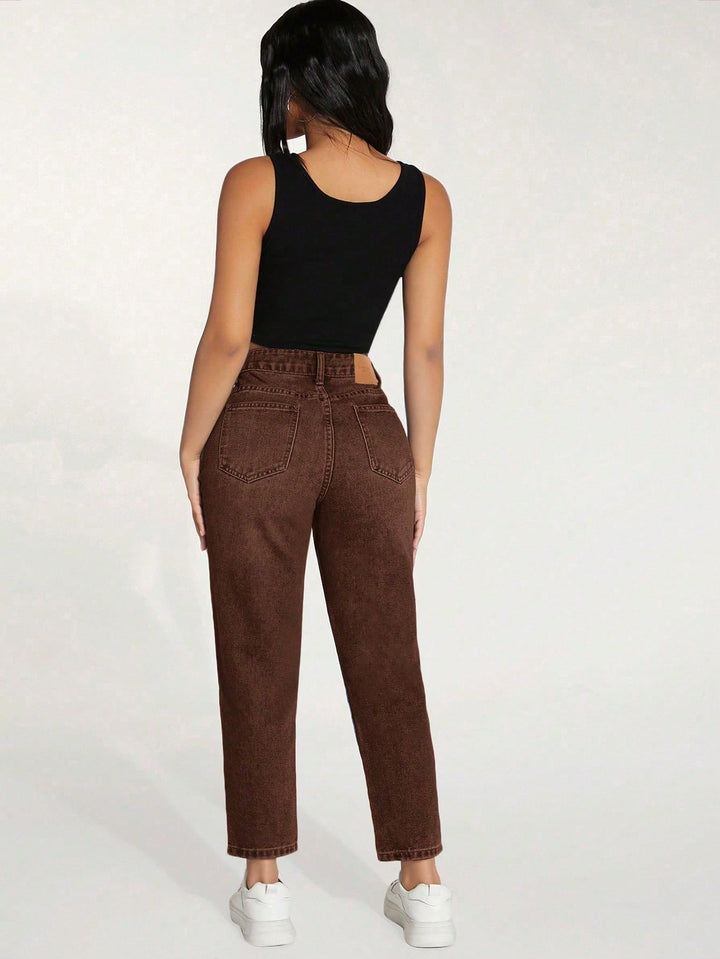 Jeans SHEIN, maro