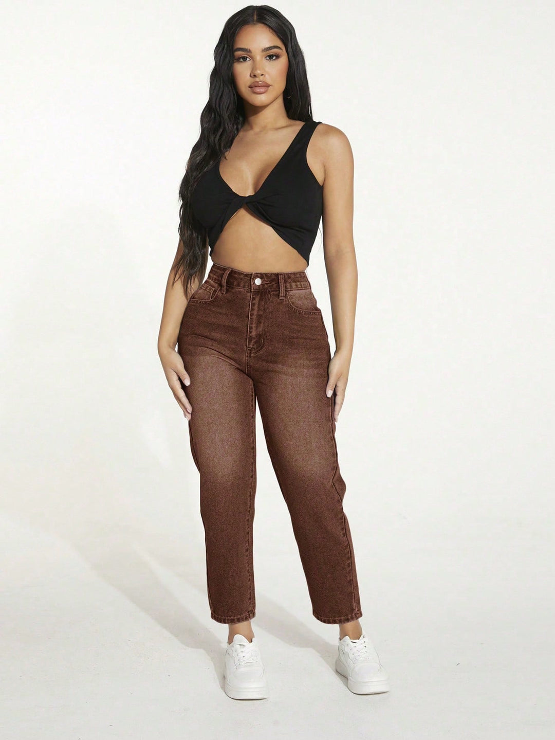 Jeans SHEIN, maro
