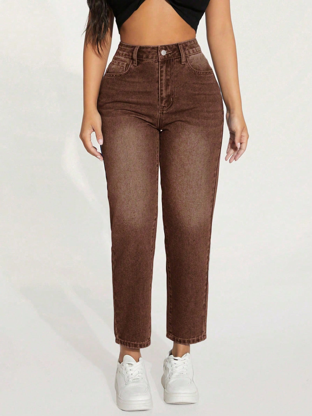 Jeans SHEIN, maro