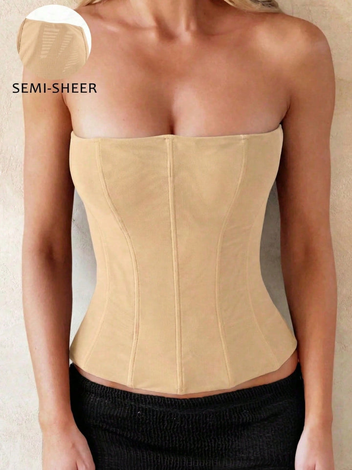 Top SHEIN, bej