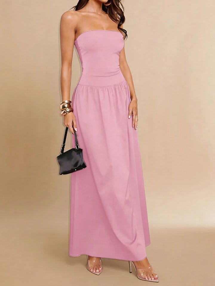 Rochie maxi SHEIN, roz
