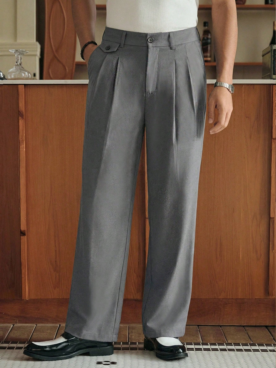 Pantalon SHEIN, gri
