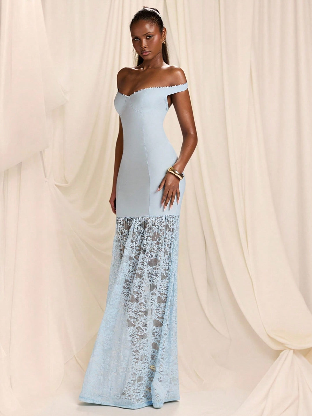 Rochie maxi SHEIN, albastru