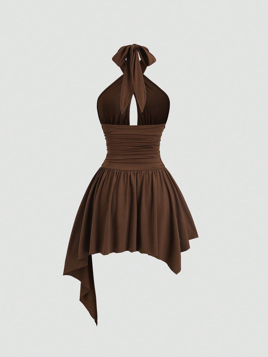 Rochie midi SHEIN, maro