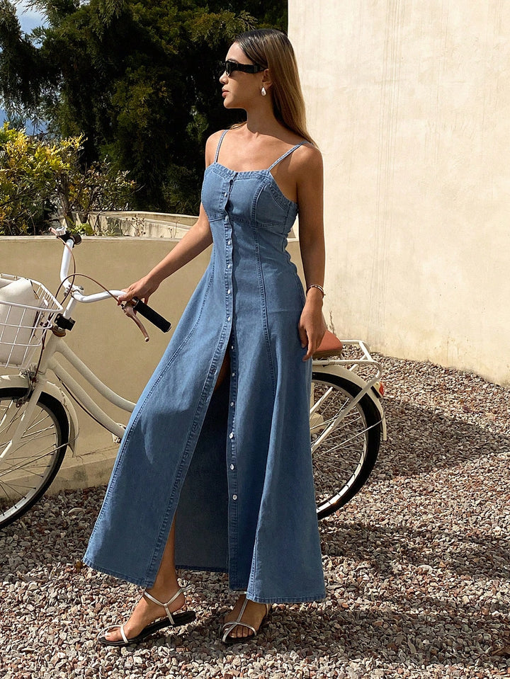 Rochie maxi SHEIN, albastru